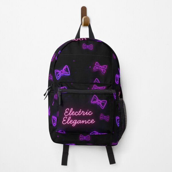 Item preview, Electric Elegance – Neon Purple Bows and Luminous Glamour designed and sold by SatinPosterCo.