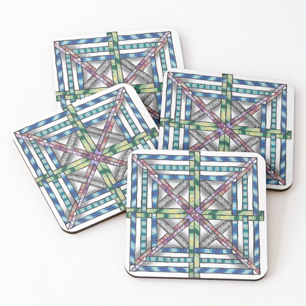 Item preview, Areop Enap - Hand Drawn Geometric Pattern designed and sold by AJPrettyObscene.