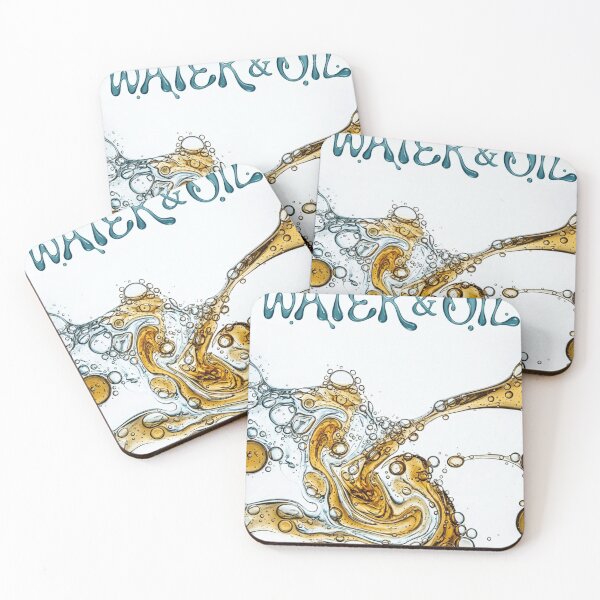 Item preview, Water and Oil Abstract Art Splash Design designed and sold by Cern Design.