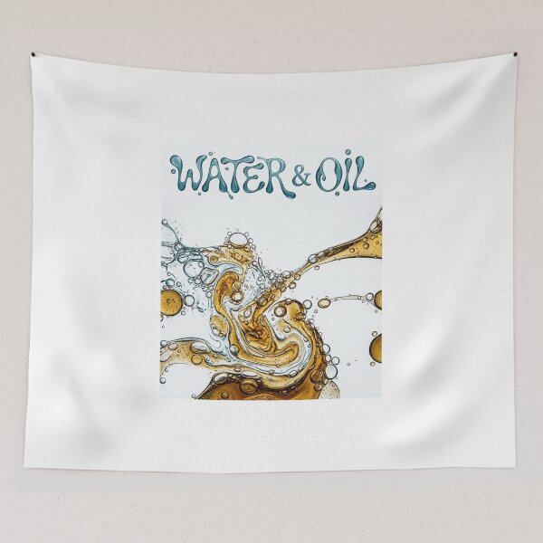 Item preview, Water and Oil Abstract Art Splash Design designed and sold by Cern Design.