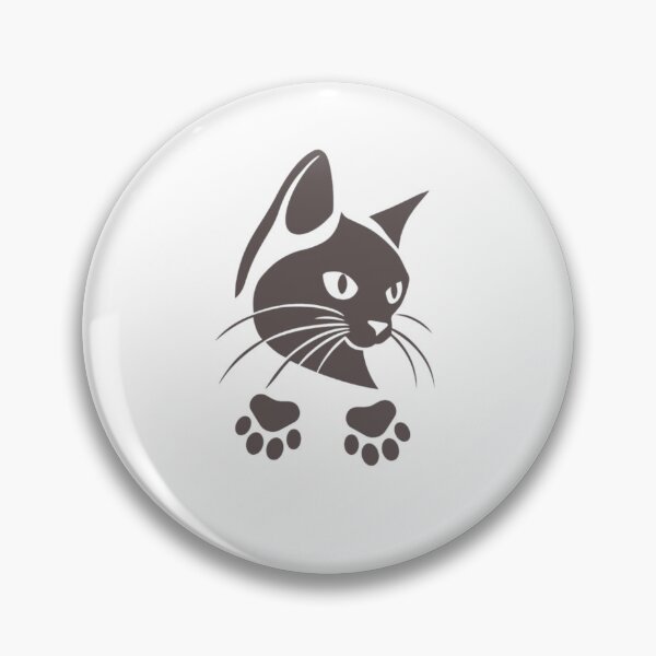 Item preview, Minimalist Cat Illustration with Paw Prints – Cute Animal Line Art Design designed and sold by PrintforDesign.