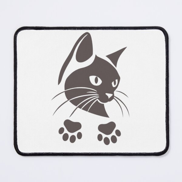Item preview, Minimalist Cat Illustration with Paw Prints – Cute Animal Line Art Design designed and sold by PrintforDesign.