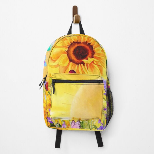 Item preview, Butterfly Garden-Colorful Sunflower and Butterfly Vibrant Artwork designed and sold by SacredPathHealingArt.