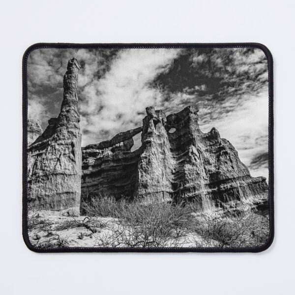 Item preview, Las Ventanas Quebrada de las Conchas – Salta Argentina Black and White Photo Geology Canyon designed and sold by Keltoi-art.