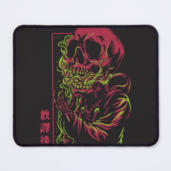 Item preview, Japanese Neon Demon Skull designed and sold by Rogue Heart Collective™.