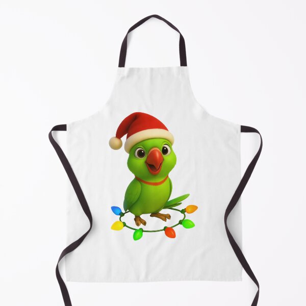 Item preview, Christmas Rose-Ringed Parakeet designed and sold by Sillytoe.