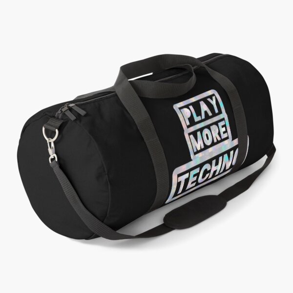 Item preview, Play More Techno Holographic EDM Festival Trinket designed and sold by FestDrip.