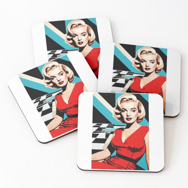 Item preview, Art - Glamour Icon of the 1960s, Vibrant Pop Art Style designed and sold by Beat-It.