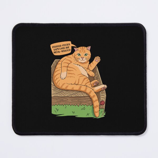 Item preview, Purrr-fectly Lazy Days Are Meow-vellous designed and sold by SketchyBento.