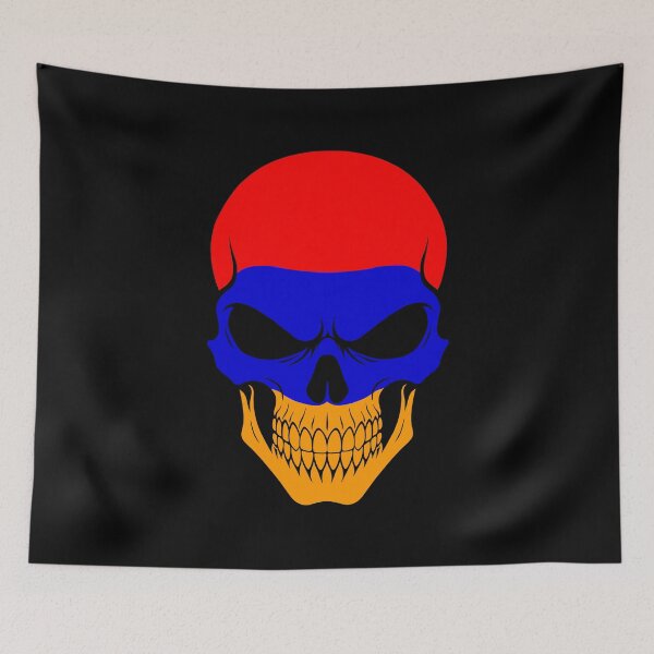 Item preview, Armenia Skull Flag designed and sold by JeffBartels.
