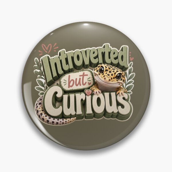 Item preview, Introverted but Curious Leopard Gecko designed and sold by Weirdwildco69.