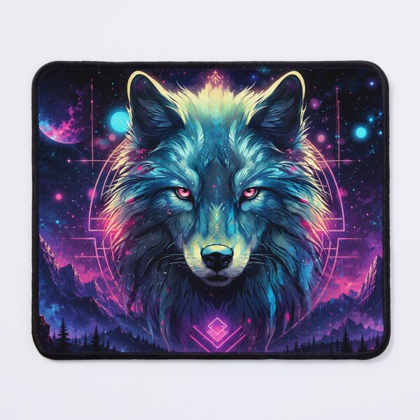 Item preview, Cosmic Spirit Wolf designed and sold by Fei Long Design Hub.