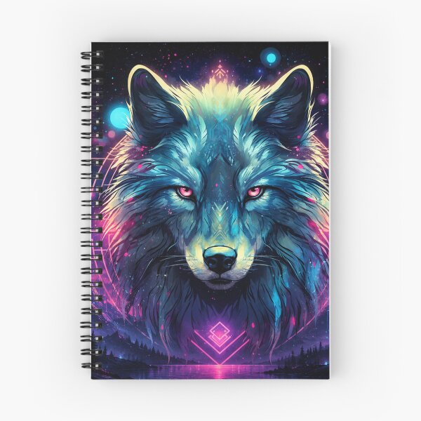Item preview, Cosmic Spirit Wolf designed and sold by Fei Long Design Hub.
