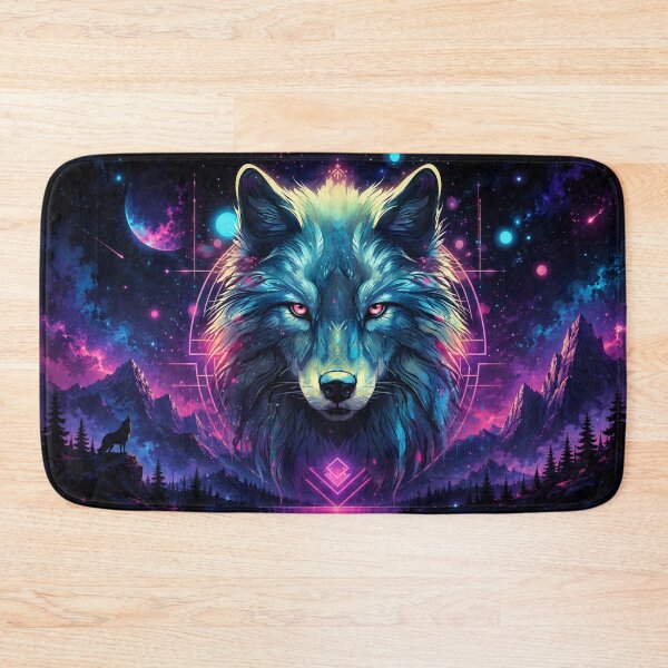 Item preview, Cosmic Spirit Wolf designed and sold by Fei Long Design Hub.
