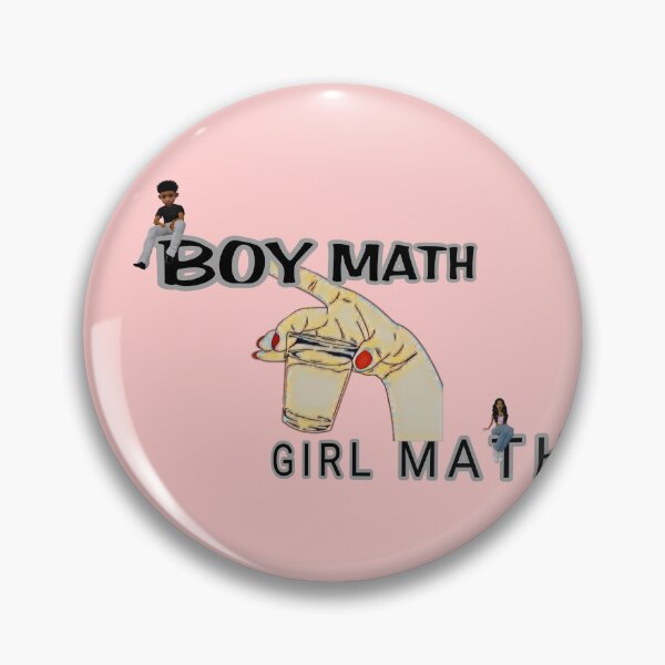 Item preview, Funny Boy Math Girl Math Aesthetic Pop Culture Meme Design designed and sold by Dream Weave Studio.