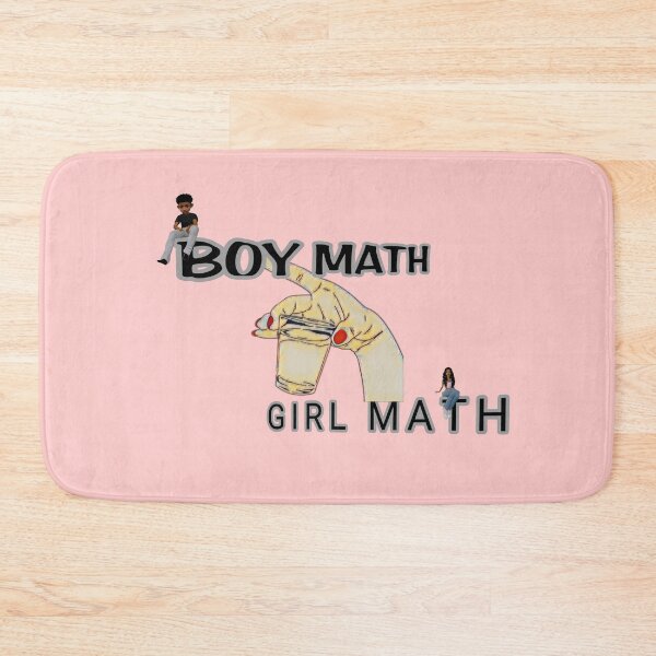 Item preview, Funny Boy Math Girl Math Aesthetic Pop Culture Meme Design designed and sold by Dream Weave Studio.