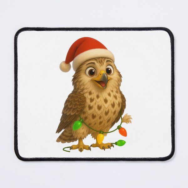 Item preview, Christmas Rough-Legged Hawk designed and sold by Sillytoe.