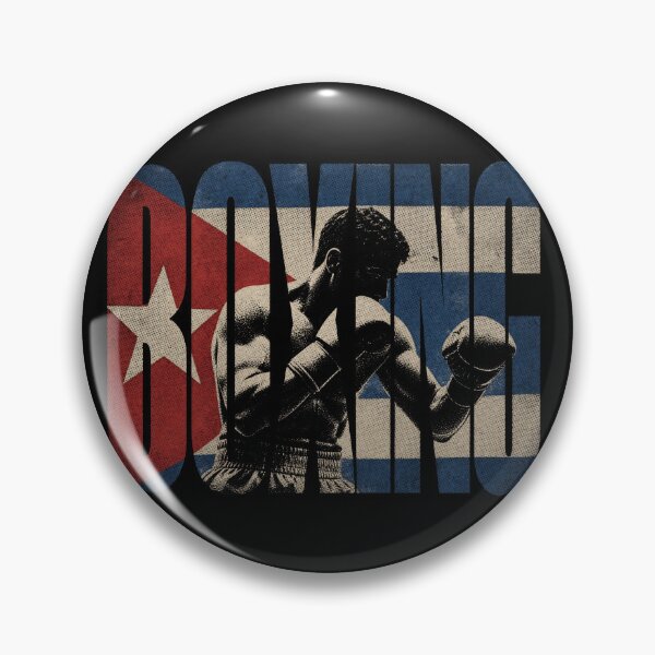 Item preview, BOXING Cuba Flag Vintage Halftone Design designed and sold by Jandedan.