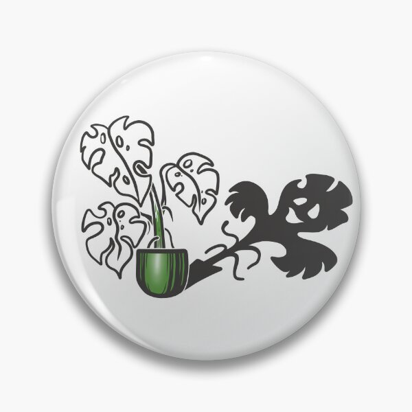 Item preview, Monstera Plant Line Art Shadow Illustration | Minimal Botanical Decor designed and sold by Samaya-.