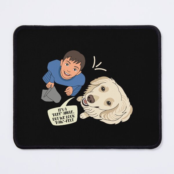 Item preview, It's a Ruff Angle But We Look Paw-fect designed and sold by SketchyBento.