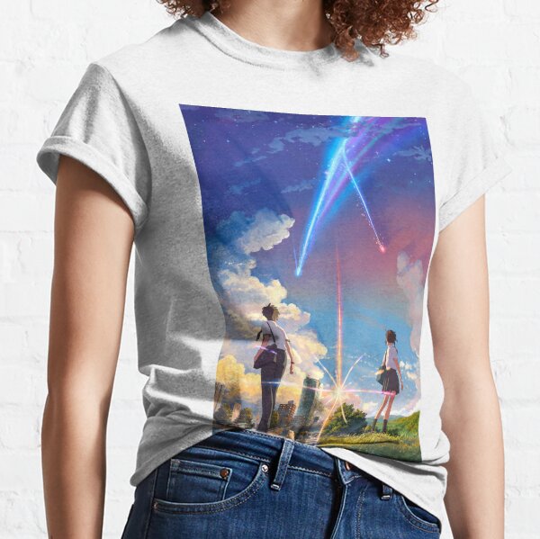 Kimi No Na Wa ( Your Name ) T Shirt 100% Cotton Kimi No Na Wa Manga Anime  Movie Your Name Taki Mitsuha Studio Ghibli Miyazaki - AliExpress