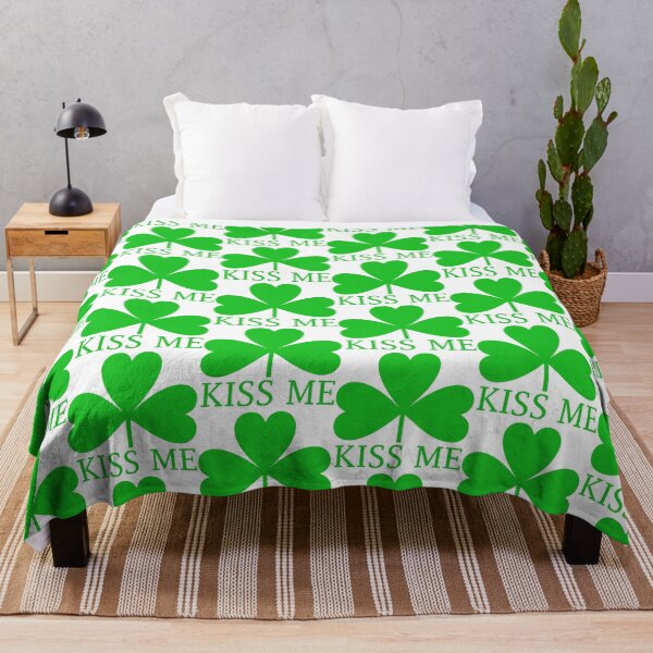 Item preview, Kiss Me Irish Clover Light Green St. Patrick's designed and sold by Rolographics1.