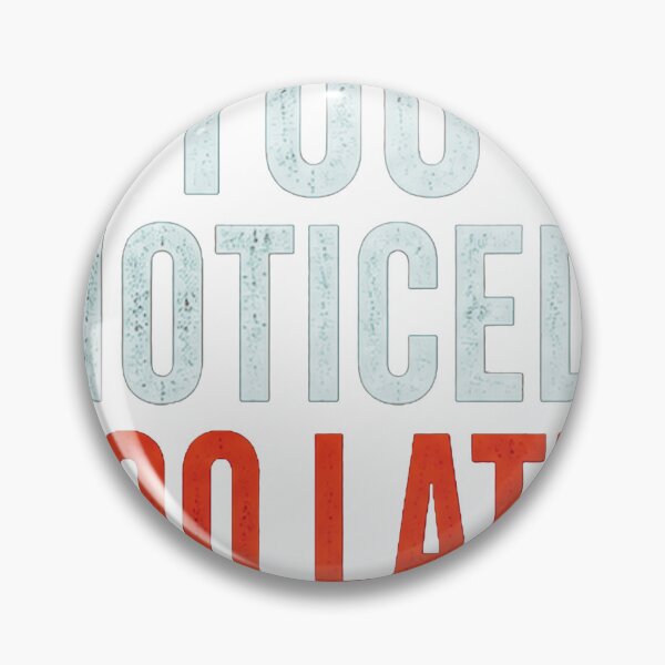 Item preview, You Noticed Too Late – Minimalist Quote Typography designed and sold by Saraisha Studio.