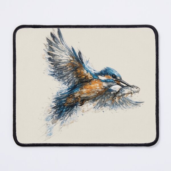 Item preview, Kingfisher on the Hunt designed and sold by StudioBloodmoon.