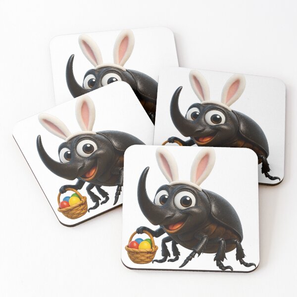 Item preview, Easter Rhino Beetle designed and sold by Sillytoe.