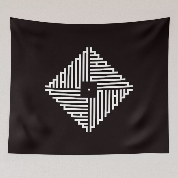 Item preview, MANON | White  | Modern Geometric Kufi Calligraphy | From Name to Art   designed and sold by FOR YOUR NAME.