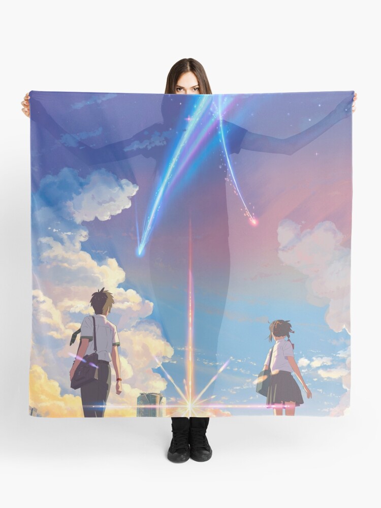 Kimi No Na Wa Your Name Anime Movie Poster Best Res Scarf