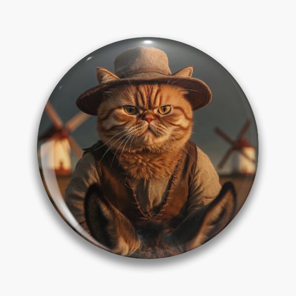 Item preview, Rustic Cat Rider at Sunset Windmills designed and sold by ITSimagination.