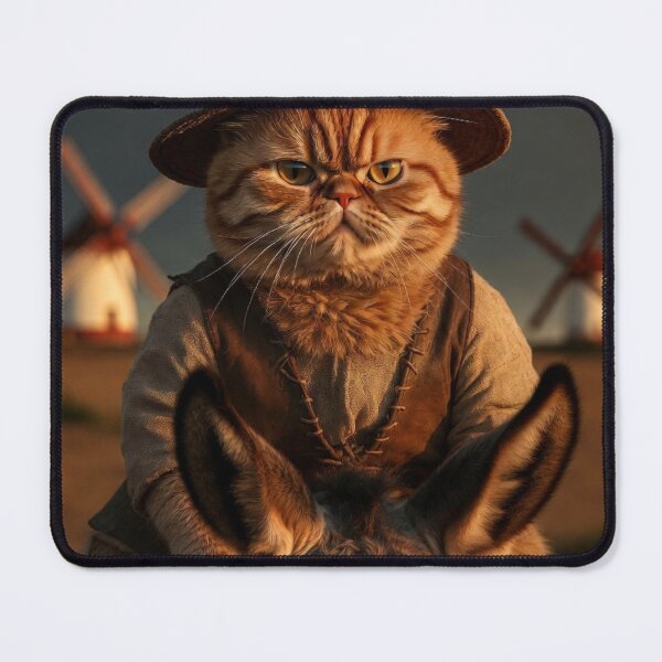 Item preview, Rustic Cat Rider at Sunset Windmills designed and sold by ITSimagination.