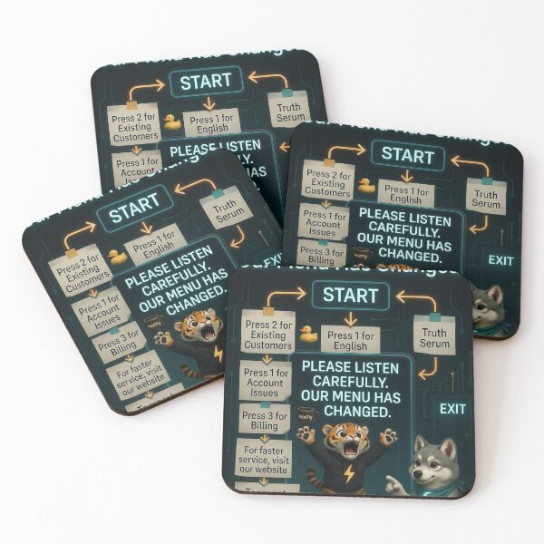 Item preview, Please Listen Carefully. Our Menu Has Changed- Funny Qoute designed and sold by NeoTigLuna.