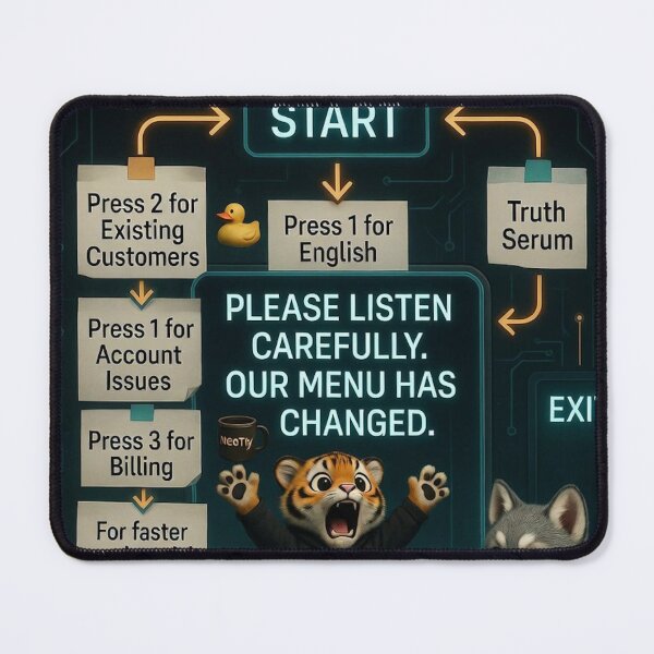 Item preview, Please Listen Carefully. Our Menu Has Changed- Funny Qoute designed and sold by NeoTigLuna.