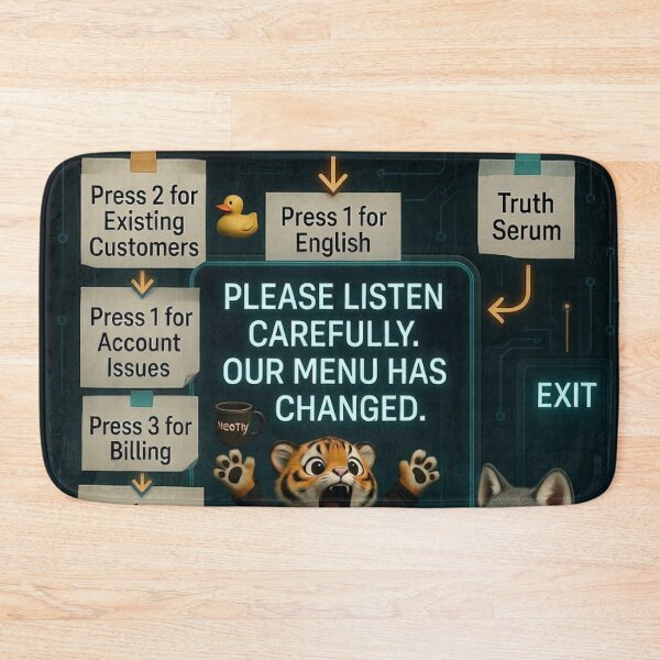 Item preview, Please Listen Carefully. Our Menu Has Changed- Funny Qoute designed and sold by NeoTigLuna.