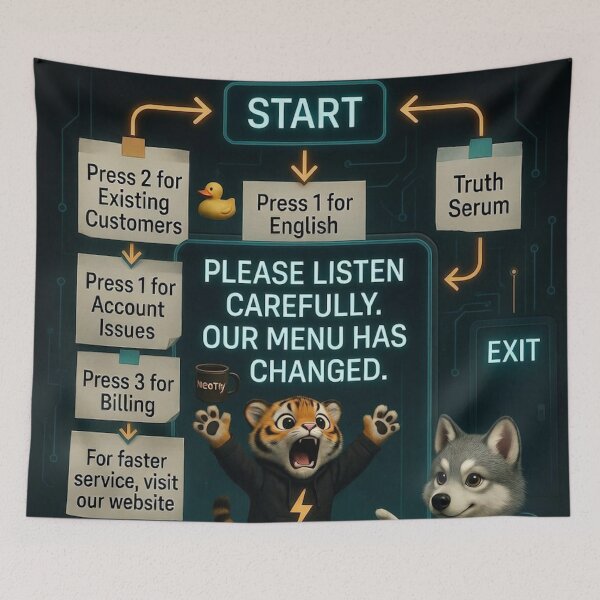 Item preview, Please Listen Carefully. Our Menu Has Changed- Funny Qoute designed and sold by NeoTigLuna.