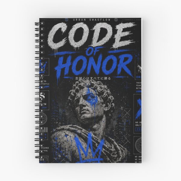 Item preview, Code of Honor – Urban Streetwear Graphic Tee designed and sold by UrbanSwagFlow.