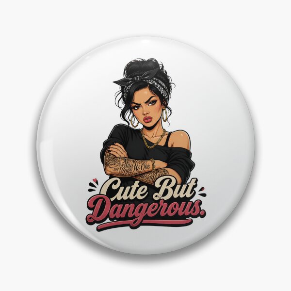 Item preview,  "Cute But Dangerous" Retro Boss Lady  designed and sold by MusesWhispers.