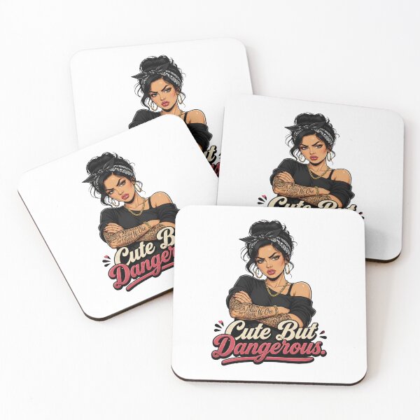Item preview,  "Cute But Dangerous" Retro Boss Lady  designed and sold by MusesWhispers.