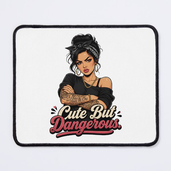 Item preview,  "Cute But Dangerous" Retro Boss Lady  designed and sold by MusesWhispers.