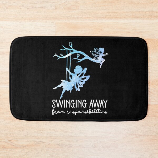 Item preview, Swinging Away From Responsibilities - Funny Fairycore Watercolor Silhouette designed and sold by the-Z3nith.