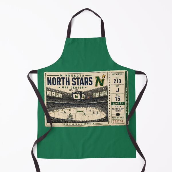 Item preview, Minnesota North Stars Vintage Hockey Ticket, Met Center Retro Arena Art, Bloomington Minnesota NHL Nostalgia designed and sold by GhostDawgs.