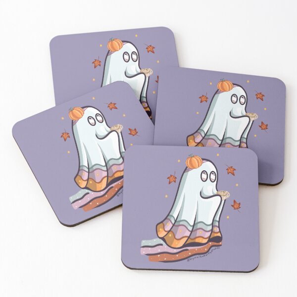 Item preview, Pumpkin Coffee Ghost designed and sold by KrystalBStudios.