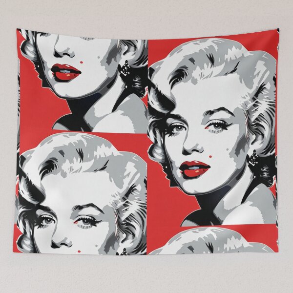 Item preview, Art - Great Female Figure of American Cinema, 1960s Pop Art Icon designed and sold by Beat-It.