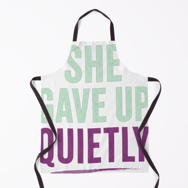 Item preview, She Gave Up Quietly – Minimalist Quote Typography designed and sold by Saraisha Studio.