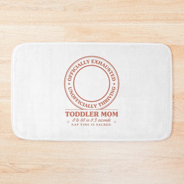 Item preview, Toddler Mom Officially Exhausted Sacred Nap Time Badge designed and sold by Enea Kelo.