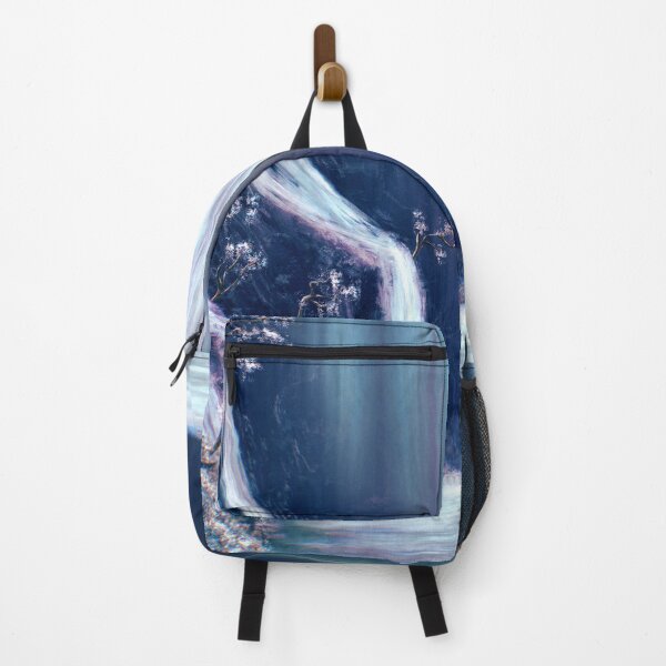 Item preview, Mountain waterfall inside a dull cave designed and sold by Witseart.