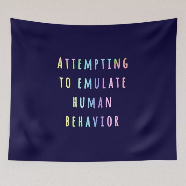 Item preview, Attempting to Emulate Human Behavior  designed and sold by Amanda1775.