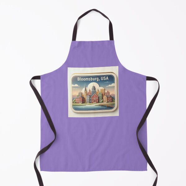 Item preview, Bloomsburg USA Charming 3D Skyline Label Label designed and sold by PaintMeWorld.